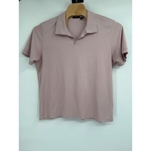 THEORY Men's Malden‎ Jc Atlas Solid Polo Shirt Stretch Sz 2XL